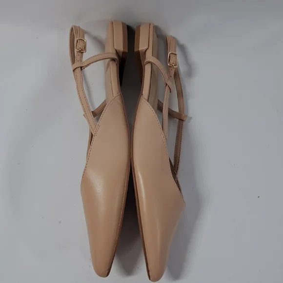 Dream Pairs Beige Pointed Slingback Flats - Picture 5 of 12